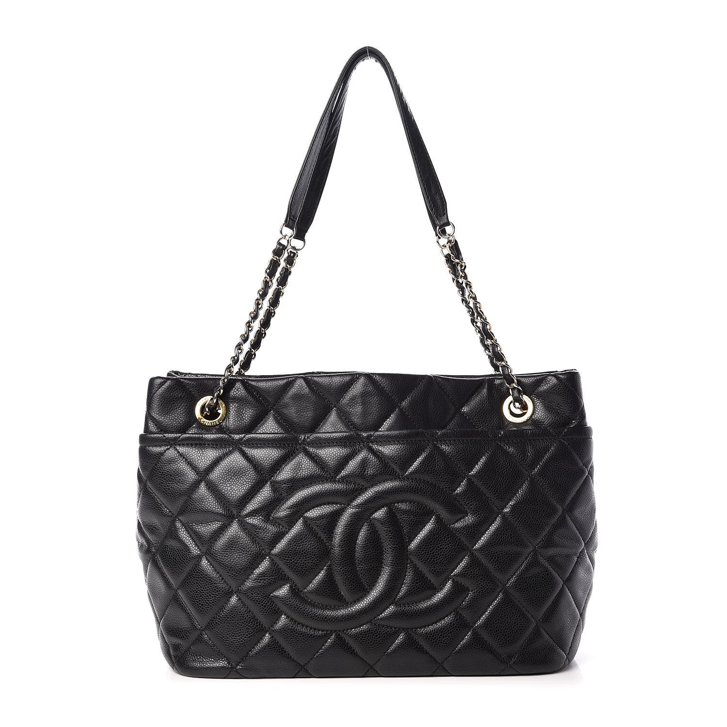 Chanel Caviar Quilted Shopping Tote Black 1 of 14