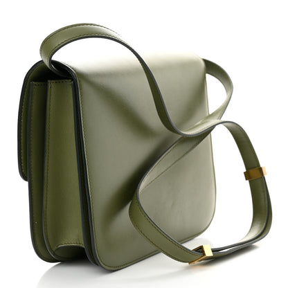 Celine Box Calfskin Classic Box Medium Flap Bag Army Green 3 of 10