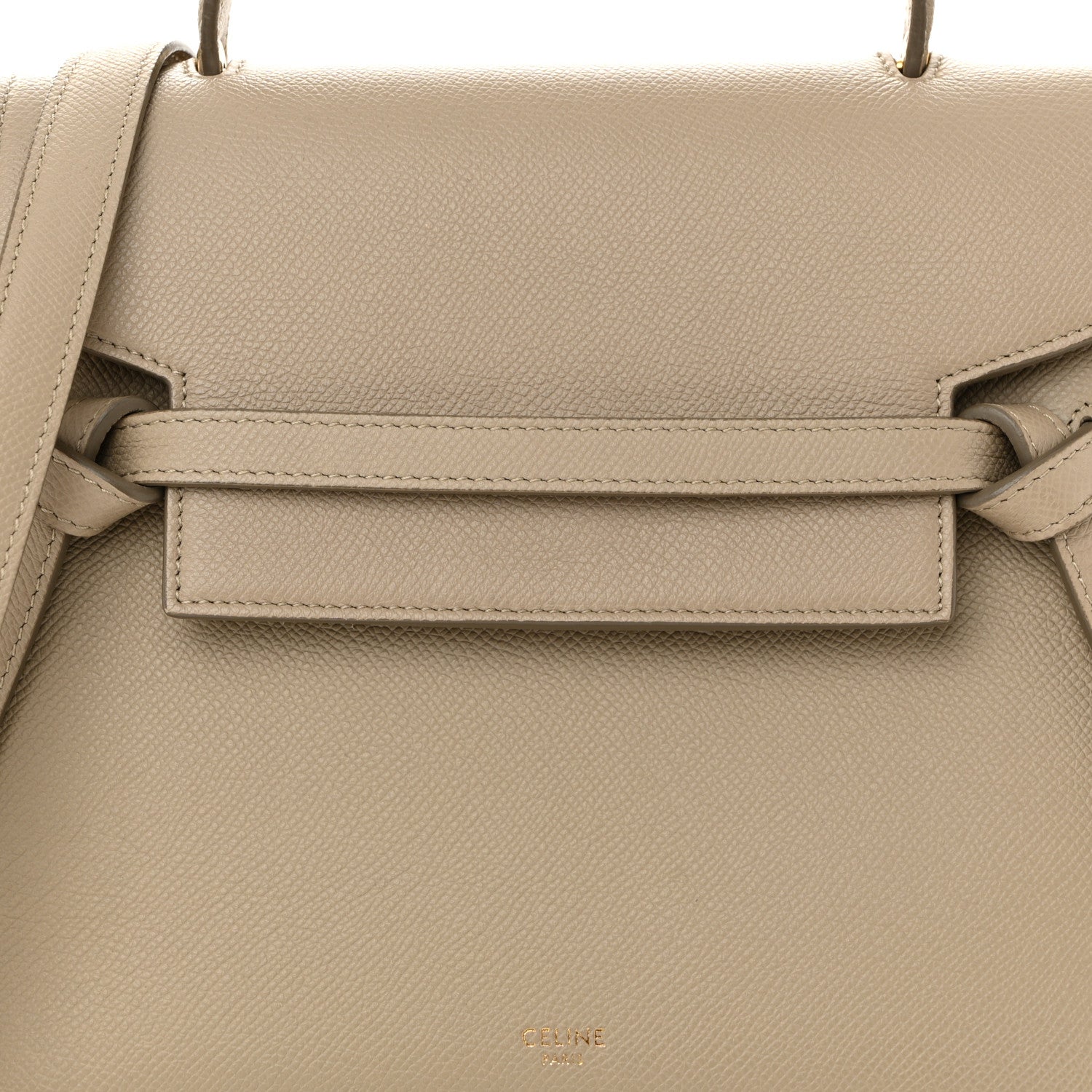 Celine Grained Calfskin Micro Belt Bag Light Taupe 9 of 12