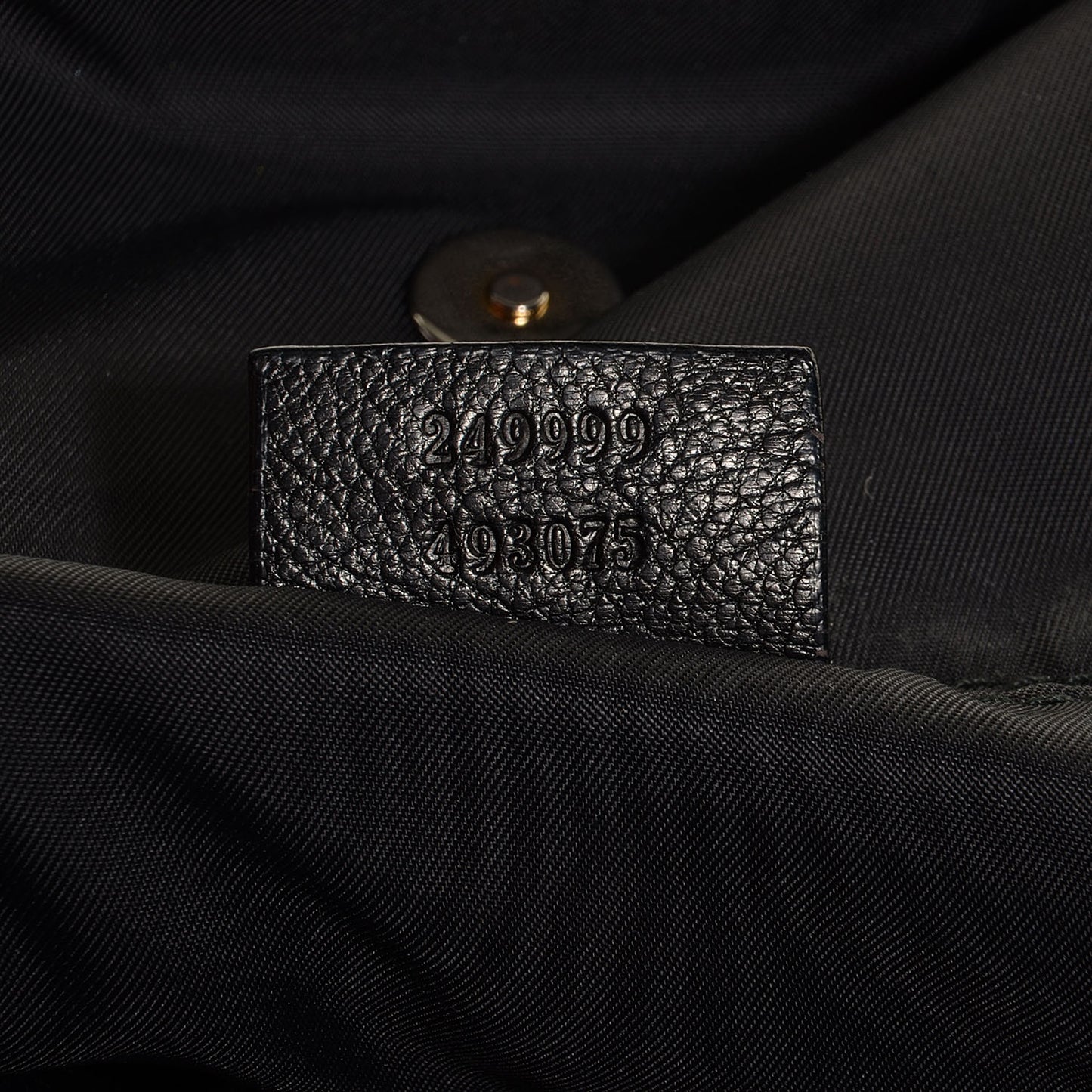 Guccissima Large Full Moon Tote Black