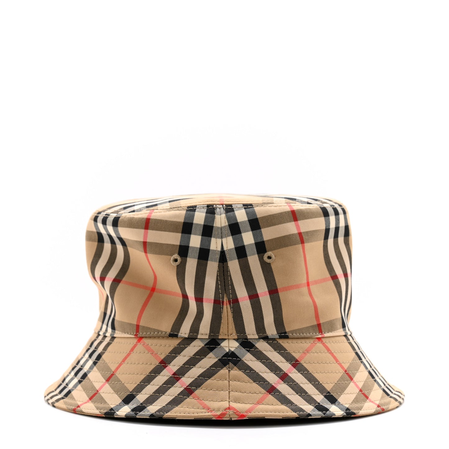 Technical Cotton Vintage Check Bucket Hat XL Archive Beige