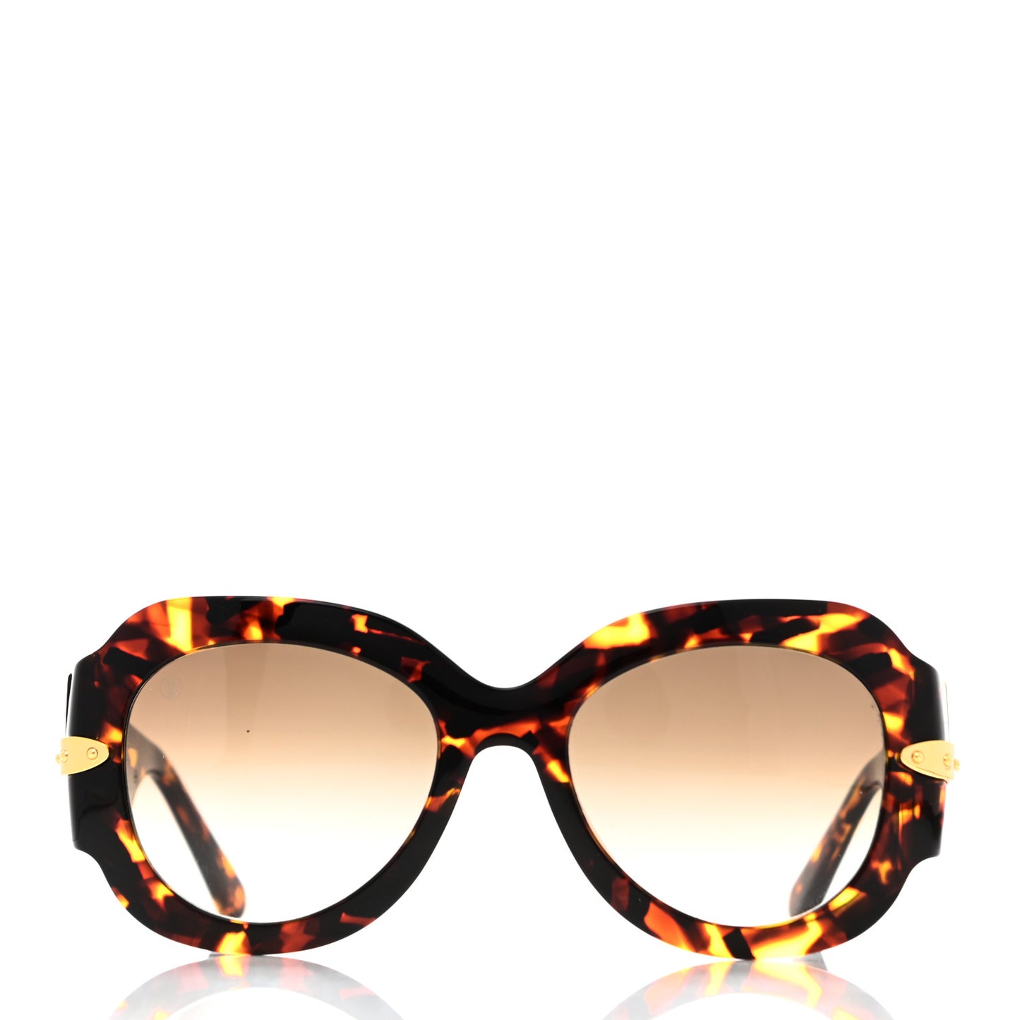 Acetate Paris Texas Sunglasses Z1133W Dark Tortoise