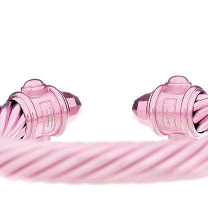 David Yurman Aluminum 10mm Renaissance Cable Bracelet Light Pink 3 of 3