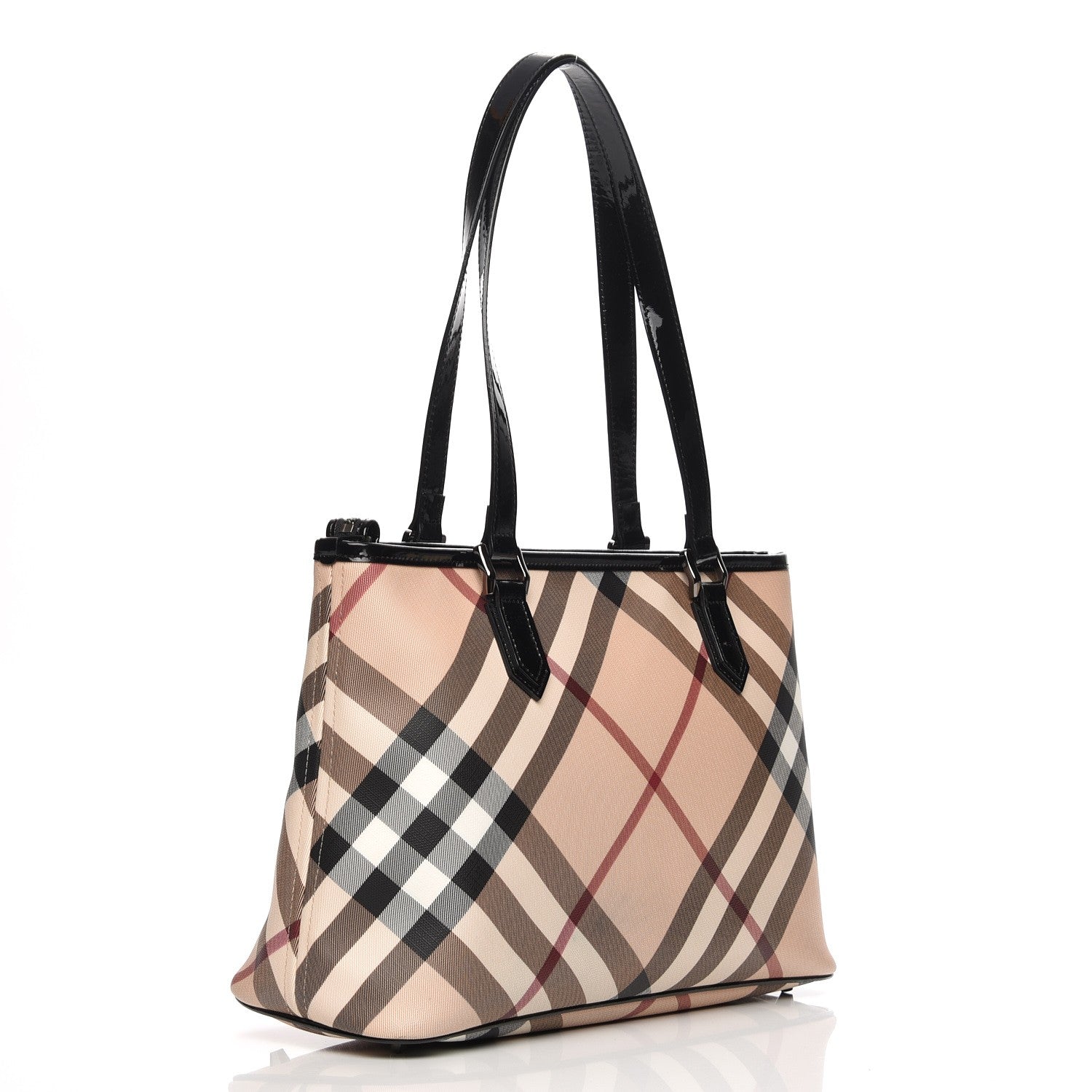 Burberry Supernova Check Regent Tote Black 3 of 9