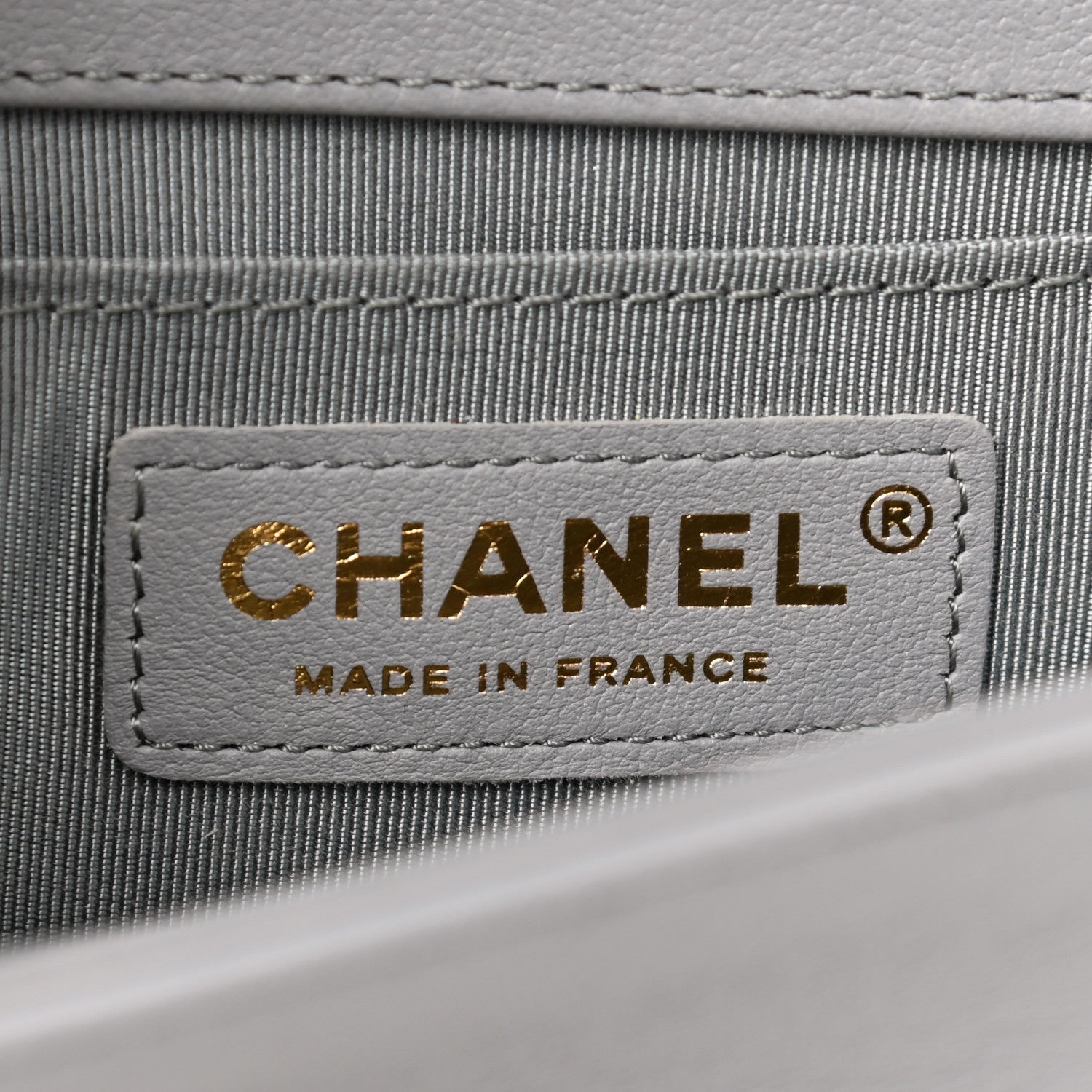 Chanel Calfskin Quilted Small Boy Flap Grey 5 of 11