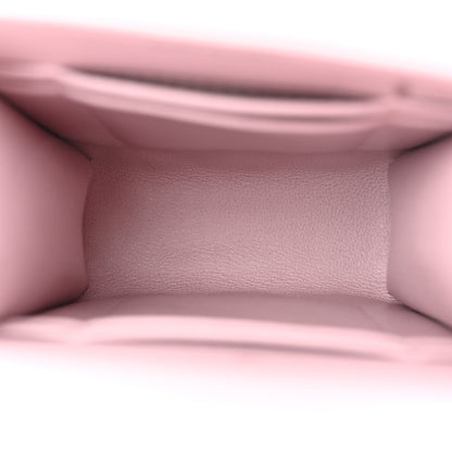 Chanel Grained Calfskin Quilted CC Box Clutch With Chain Rose 5 of 12