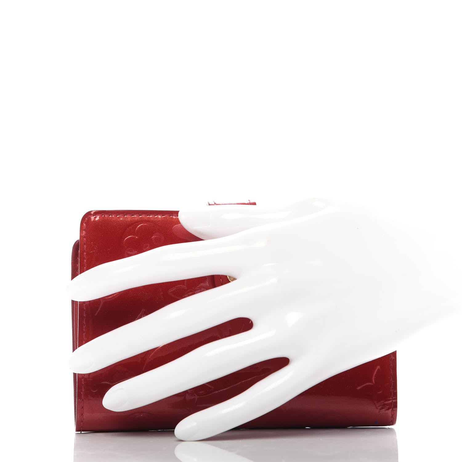 Louis Vuitton Vernis French Purse Wallet Pomme d'Amour 2 of 9