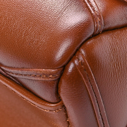 Louis Vuitton Lambskin Malletage Top Handle GO-14 MM Tan 9 of 11