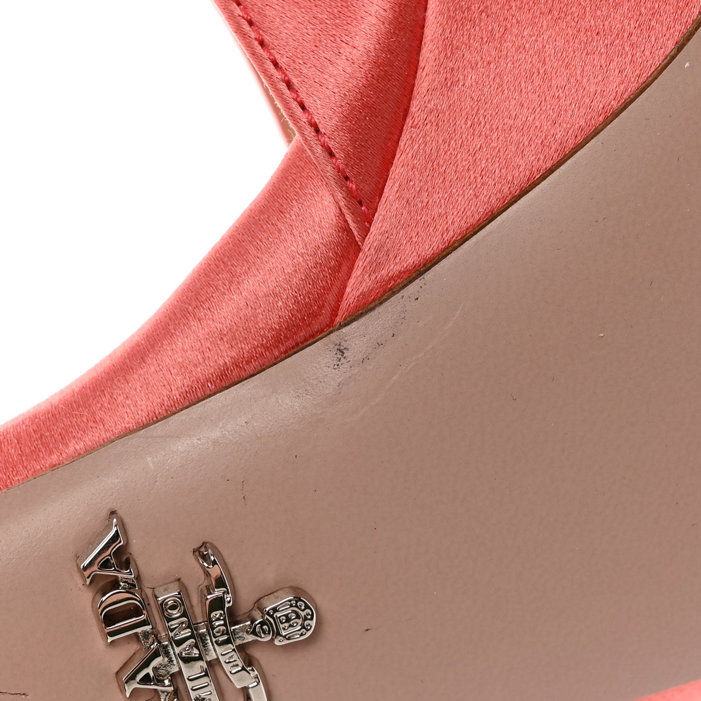 Satin Ankle Strap Platform Sandals 37