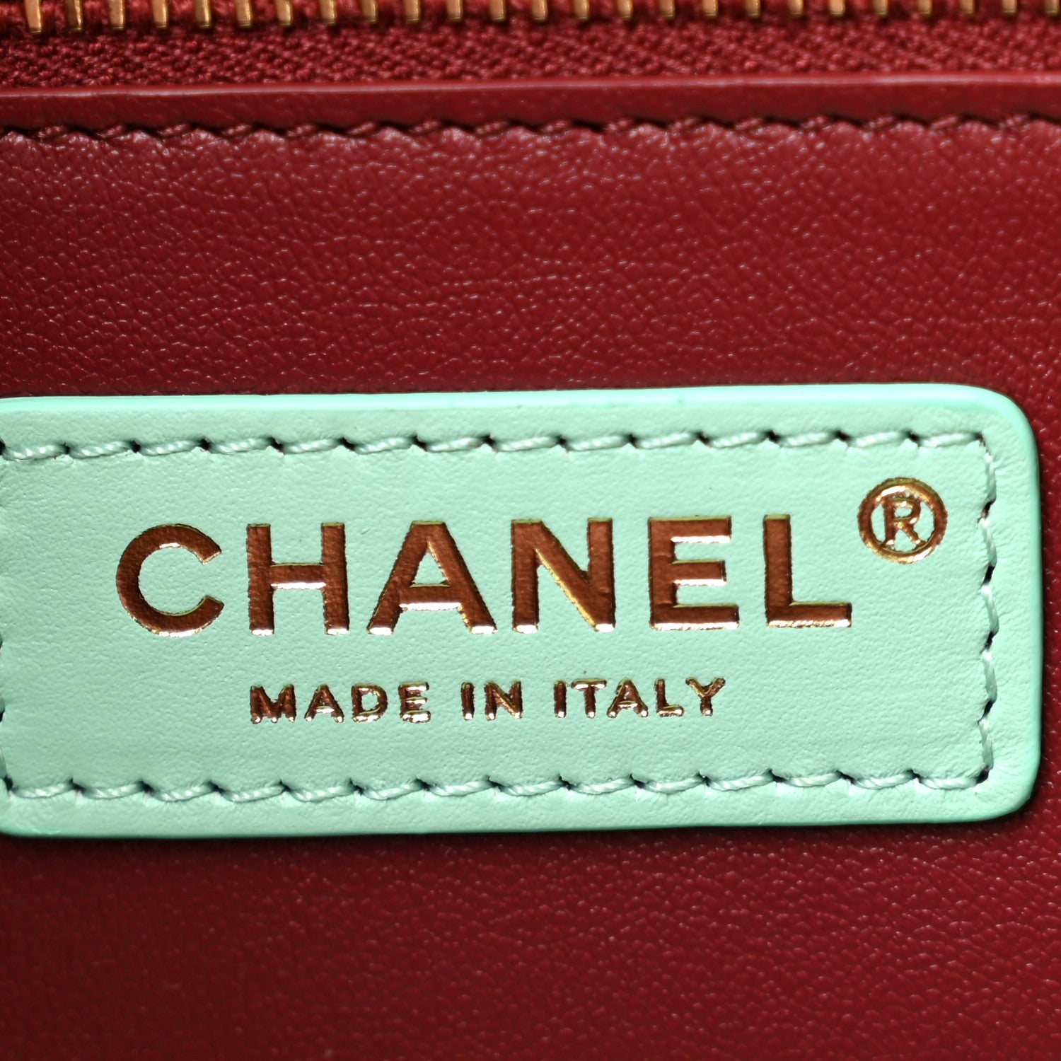 Chanel Calfskin Crocodile Embossed Archetype Small Shopping Tote Green 6 of 11