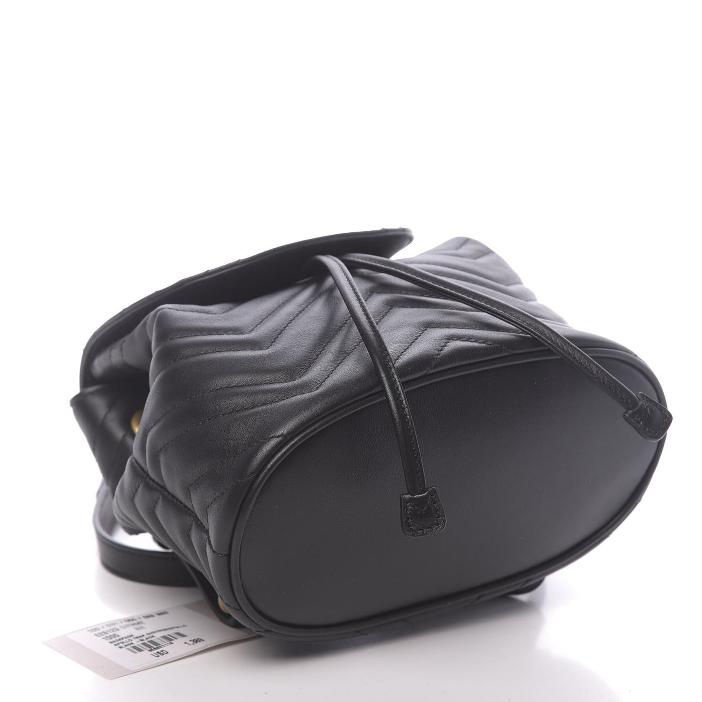 Calfskin Matelasse GG Marmont Flap Backpack Black