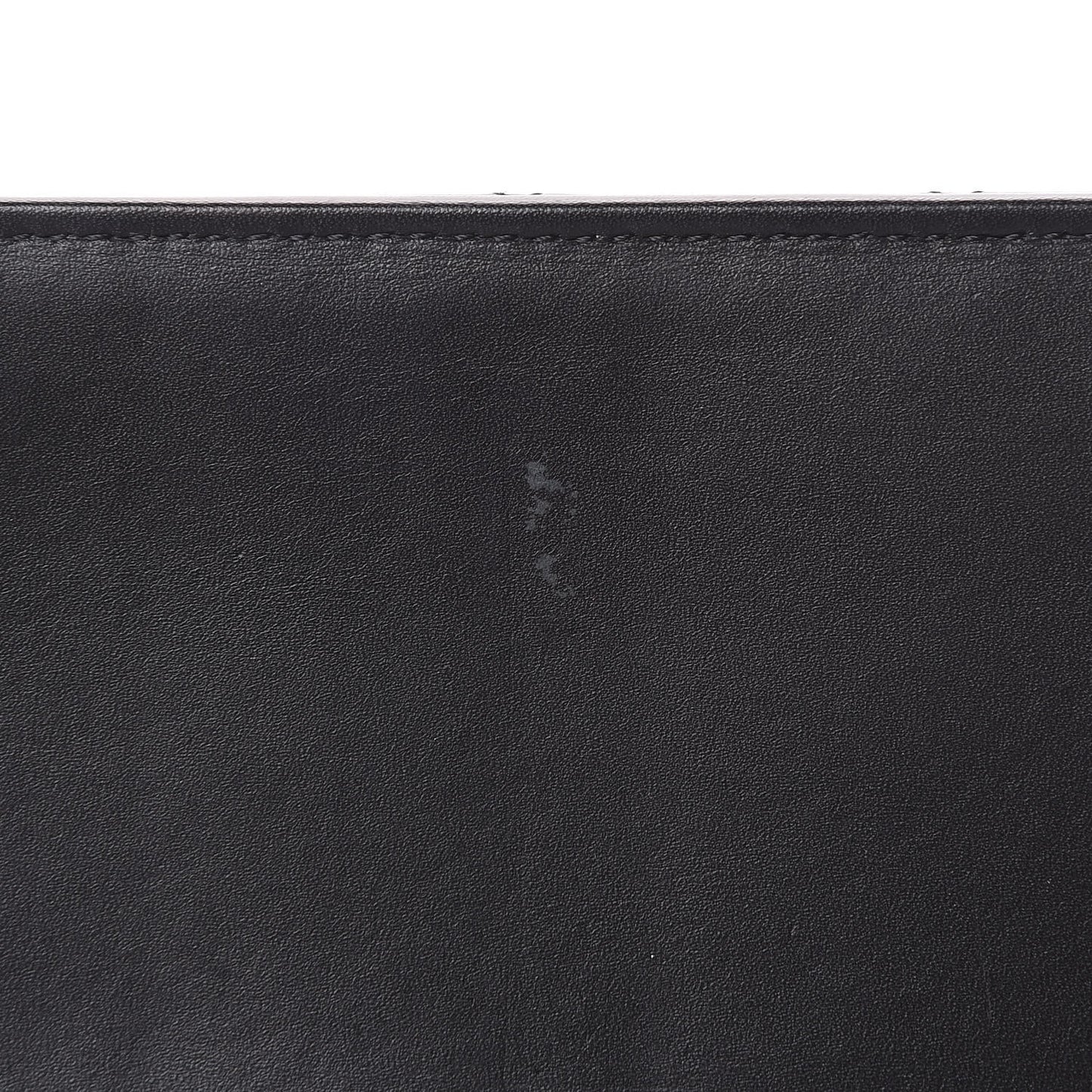 Patent Quilted Brilliant Yen Wallet Black