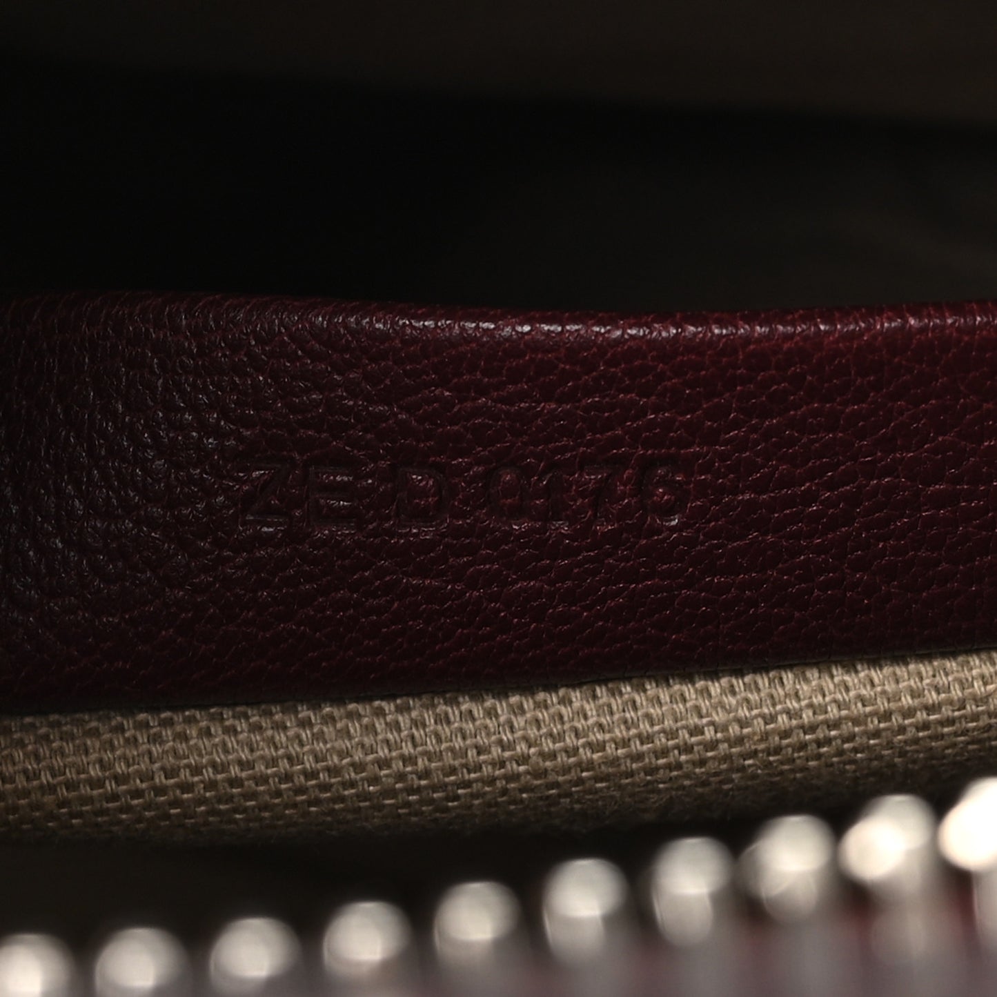 Sugar Goatskin Small Antigona Oxblood