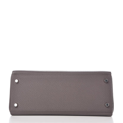 Hermes Togo Kelly Retourne 28 Etain 6 of 34