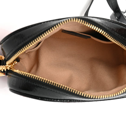 Gucci Suede Patent Web Mini Ophidia Shoulder Bag Red 5 of 10