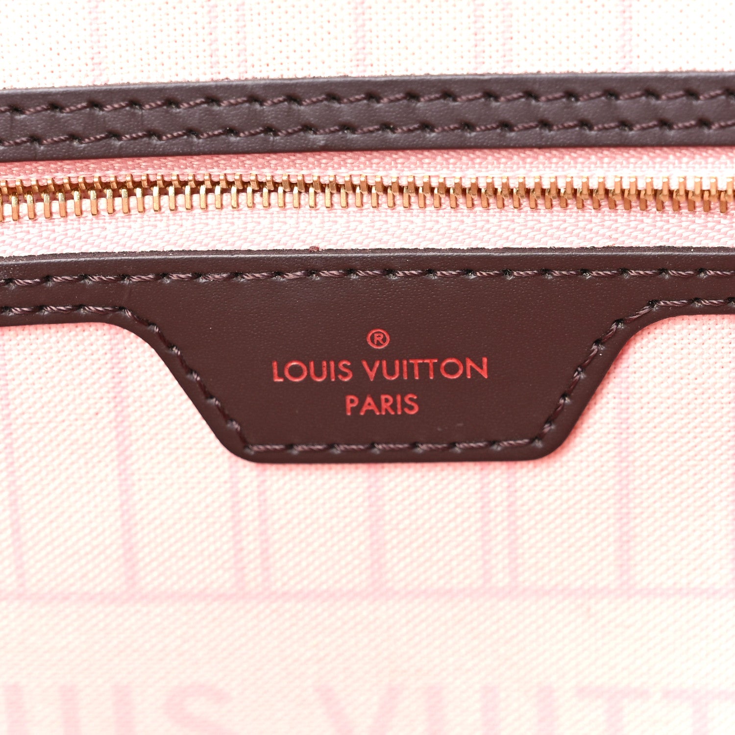 Louis Vuitton Damier Ebene Neo Neverfull MM Rose Ballerine 6 of 12