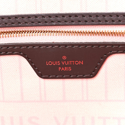 Louis Vuitton Damier Ebene Neo Neverfull MM Rose Ballerine 6 of 12