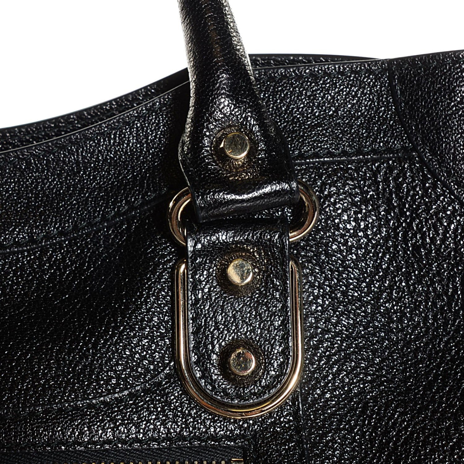 Balenciaga Chevre Gold Metallic Edge Hardware City Black 9 of 16