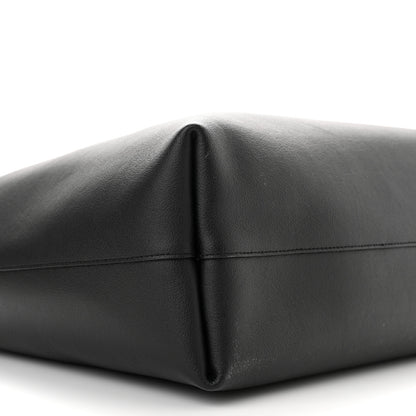 Saint Laurent Calfskin Large Shopping Tote Black 10 of 11