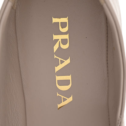 Prada Nappa Triangle Logo Ballerina Flats 37 Powder Pink 7 of 10