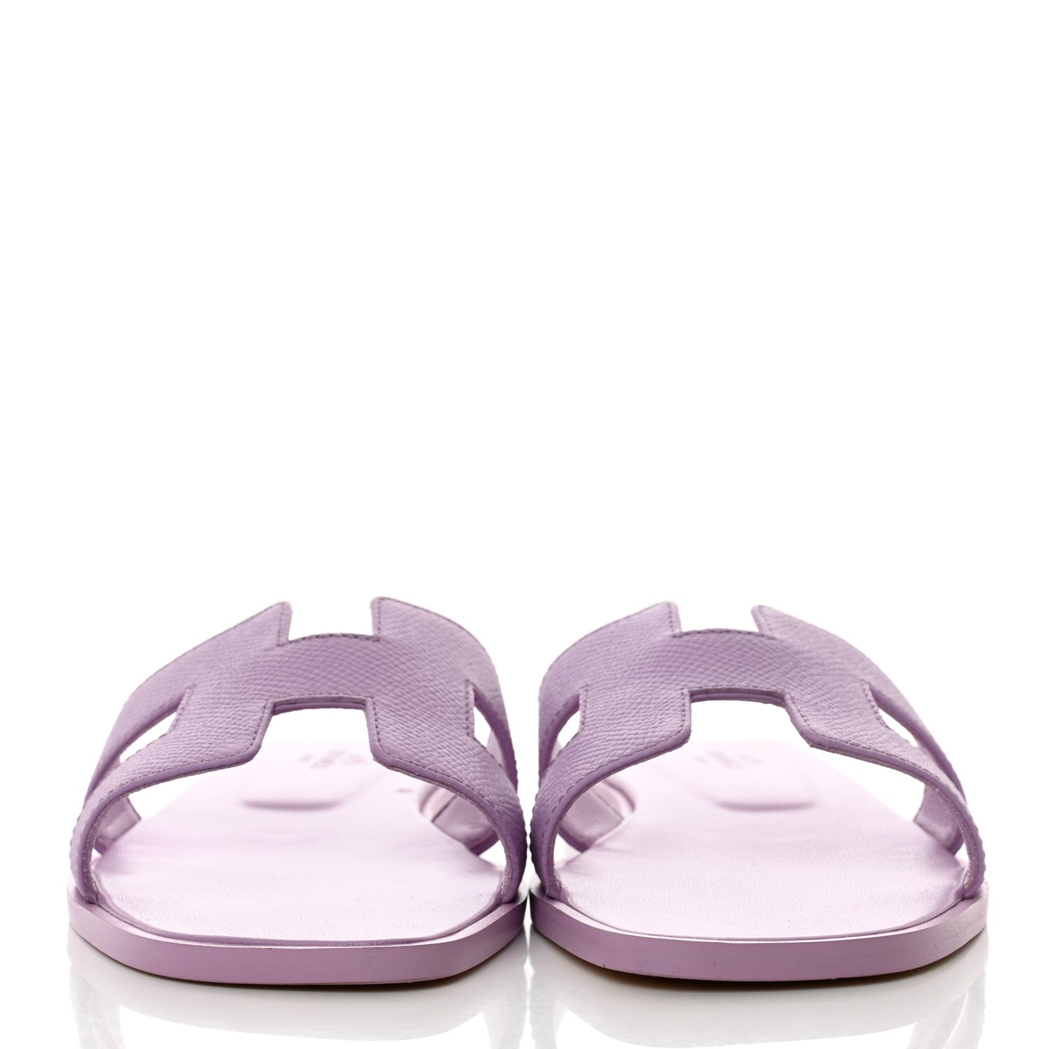 Hermes Epsom Oran Sandals 36.5 Violet Amethyste 2 of 8