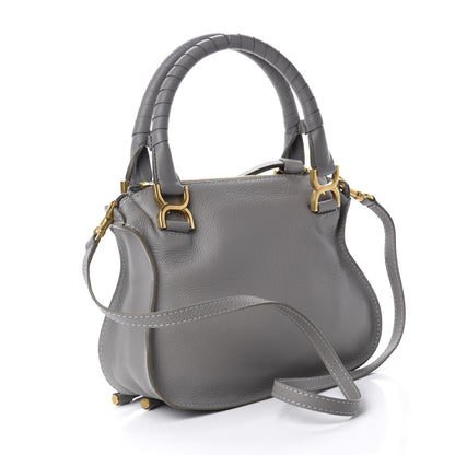 Chloe Calfskin Small Marcie Satchel Cashmere Grey 4 of 12