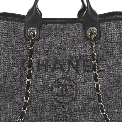 Chanel Lurex Boucle Medium Deauville Tote Black 5 of 10