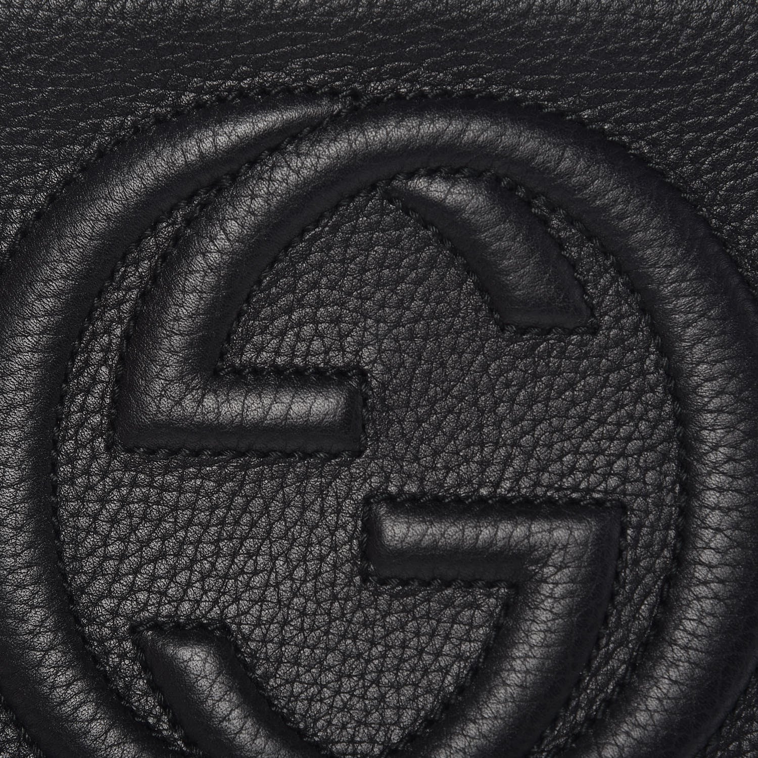 Gucci Pebbled Calfskin Small Soho Disco Bag Black 10 of 10