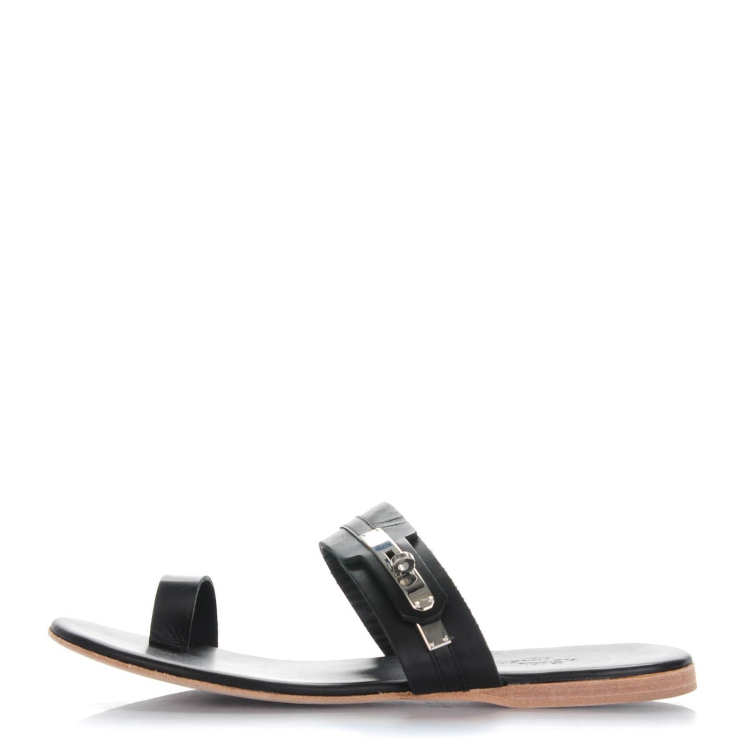 Lambskin Quasar Sandals 38 Black