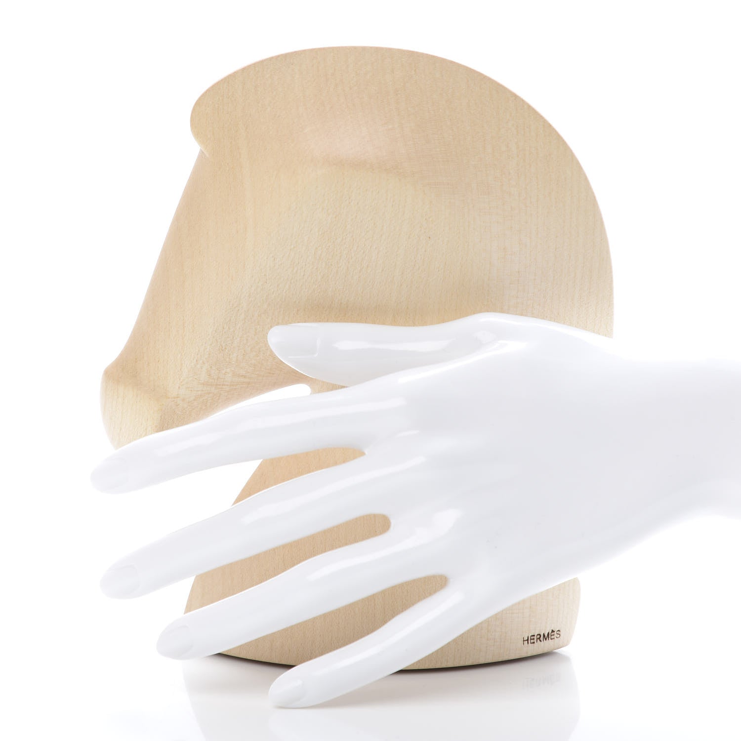 Hermes Maple Wood Samarcande Paperweight 2 of 8