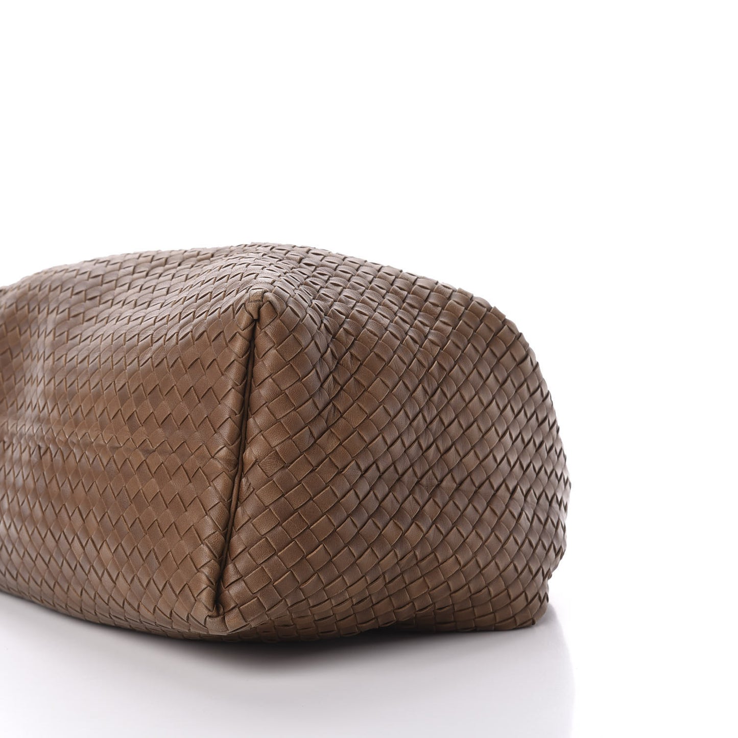 Nappa Intrecciato Pyramid Hobo Noce