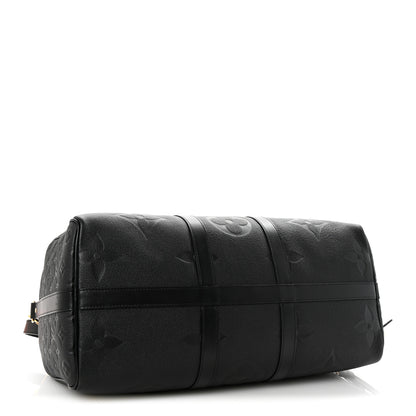 Louis Vuitton Empreinte Monogram Giant Keepall Bandouliere 45 Black 3 of 8