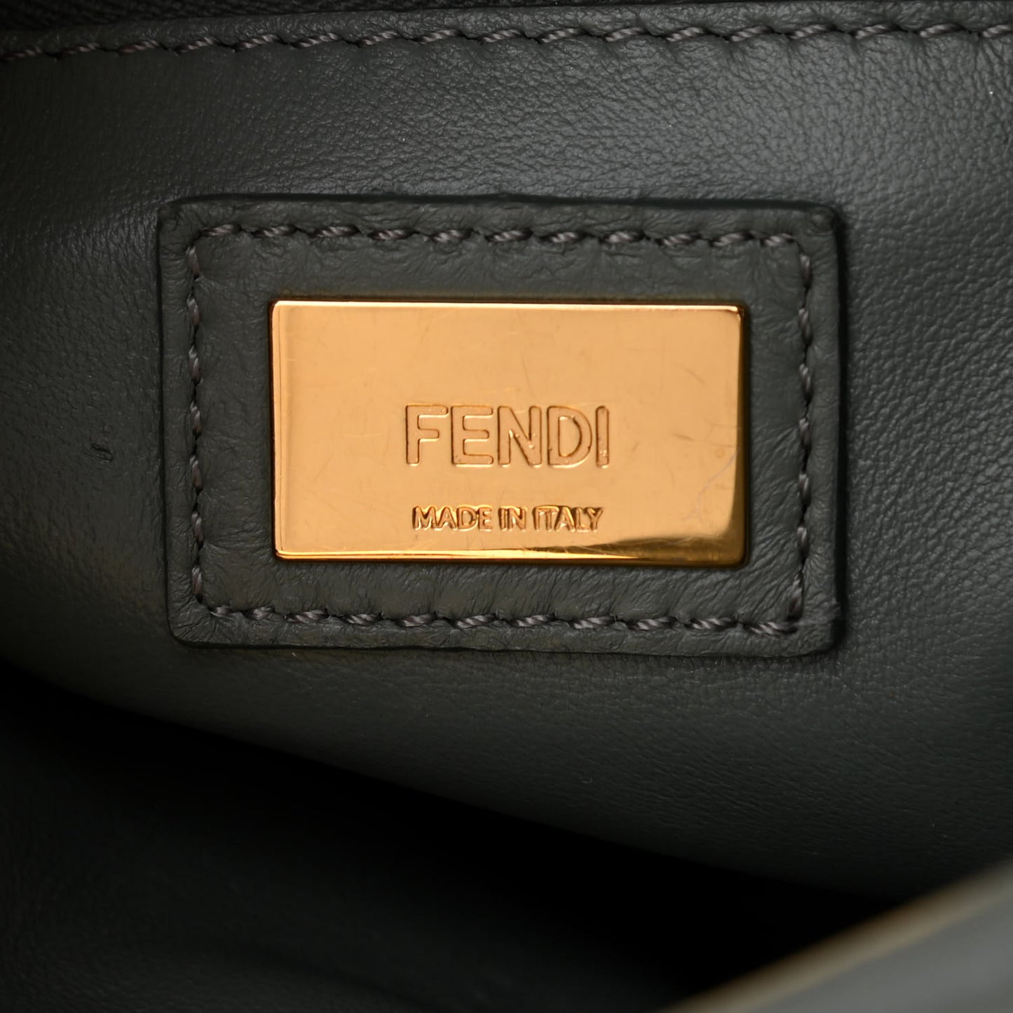 Nappa Mini Peekaboo Iconic Satchel Fumo