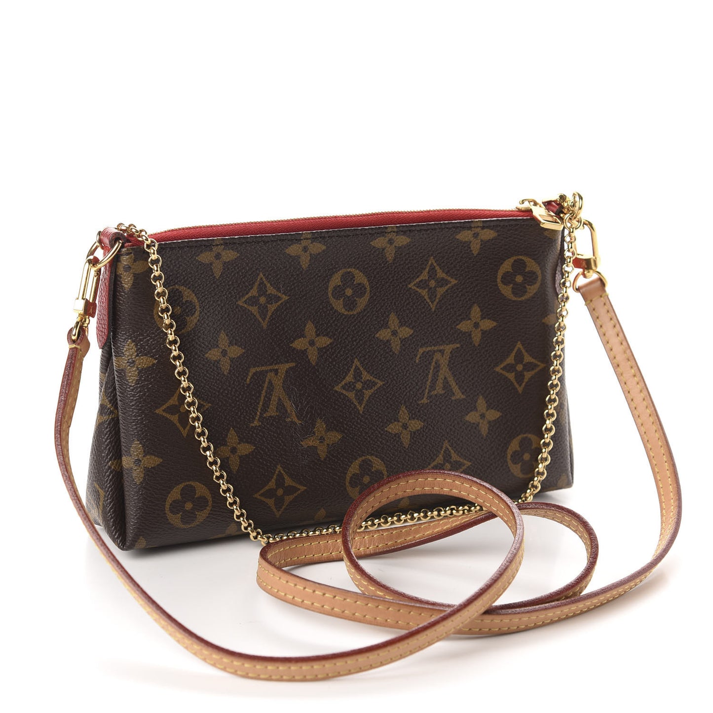 Monogram Pallas Clutch Cherry