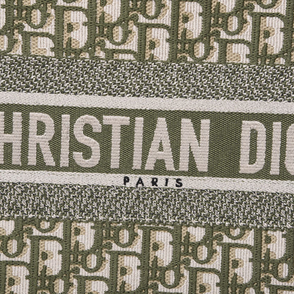 Christian Dior Oblique Book Tote Green Multicolor 8 of 13