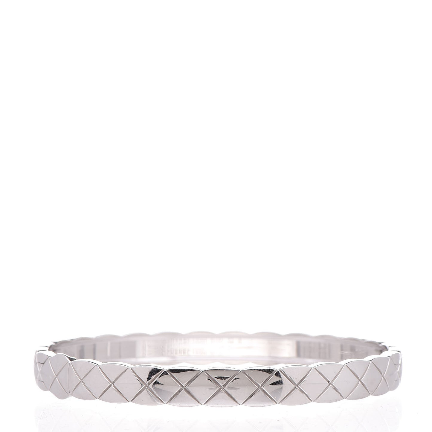 18K White Gold Diamond Coco Crush Bracelet M