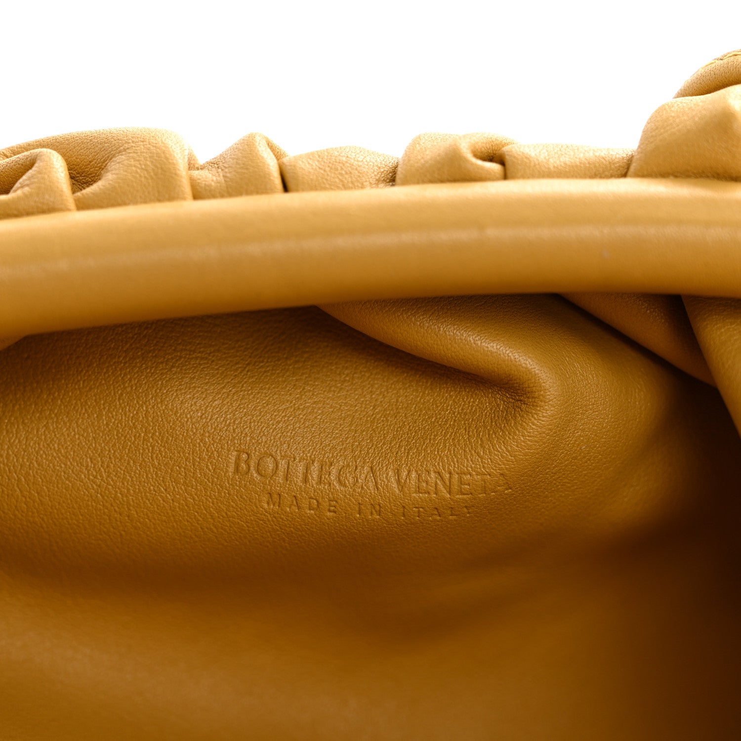 Bottega Veneta Butter Calfskin The Mini Pouch Butterscotch 6 of 12