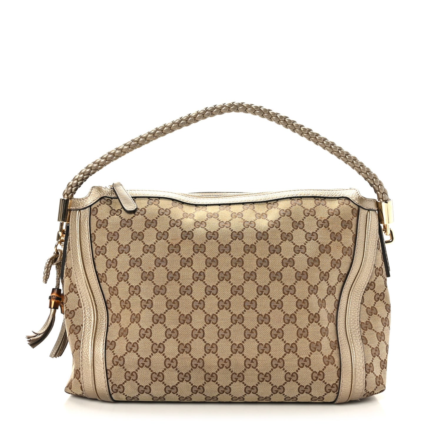 Monogram Medium Bella Hobo Gold