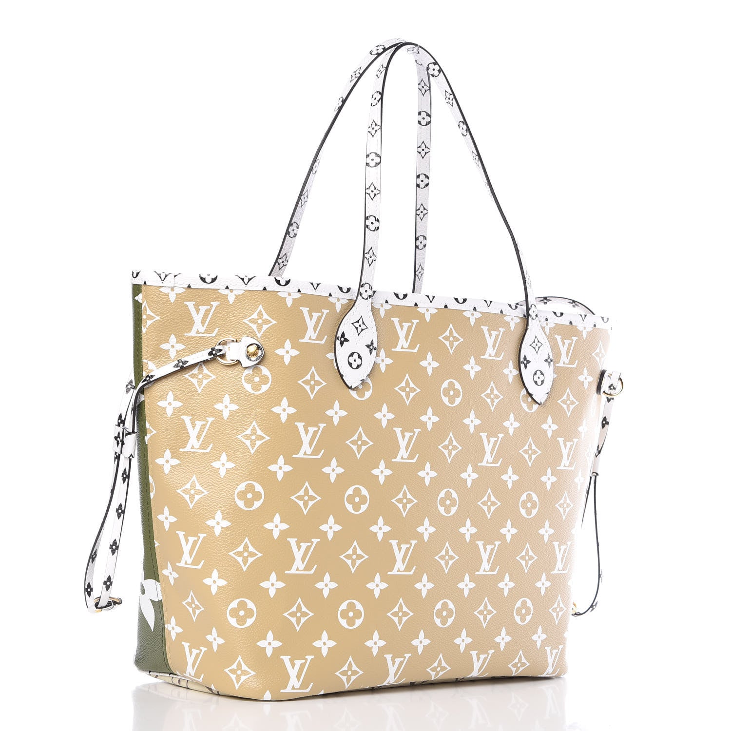 Louis Vuitton Monogram Giant Neverfull MM Kaki 4 of 10