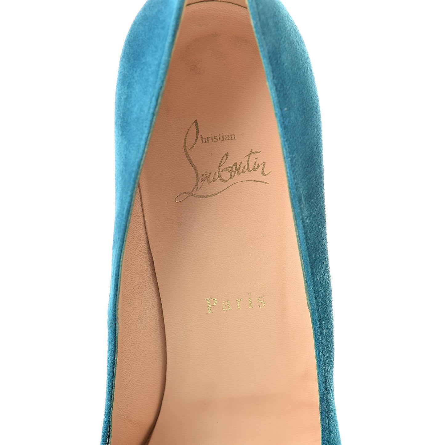 Suede Ron Ron 100 Pumps 40.5 Turquoise