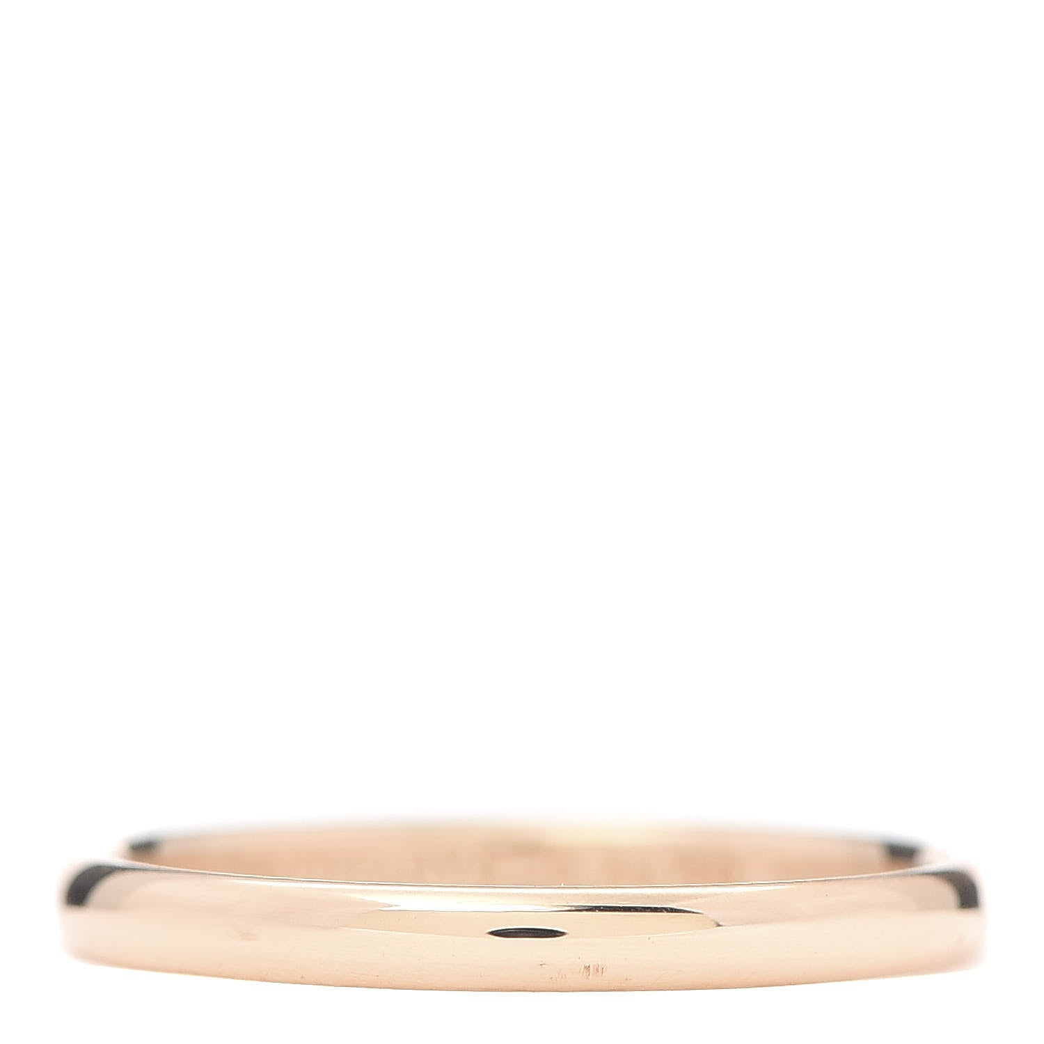 Tiffany 18K Rose Gold Classic Wedding Band Ring 51 5.75 1 of 5