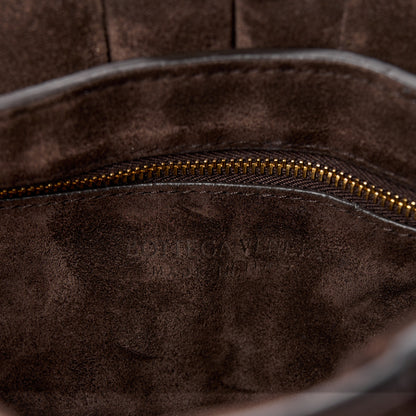 Bottega Veneta Suede Maxi Intrecciato Padded Chain Cassette Crossbody Bag Fondant 6 of 12