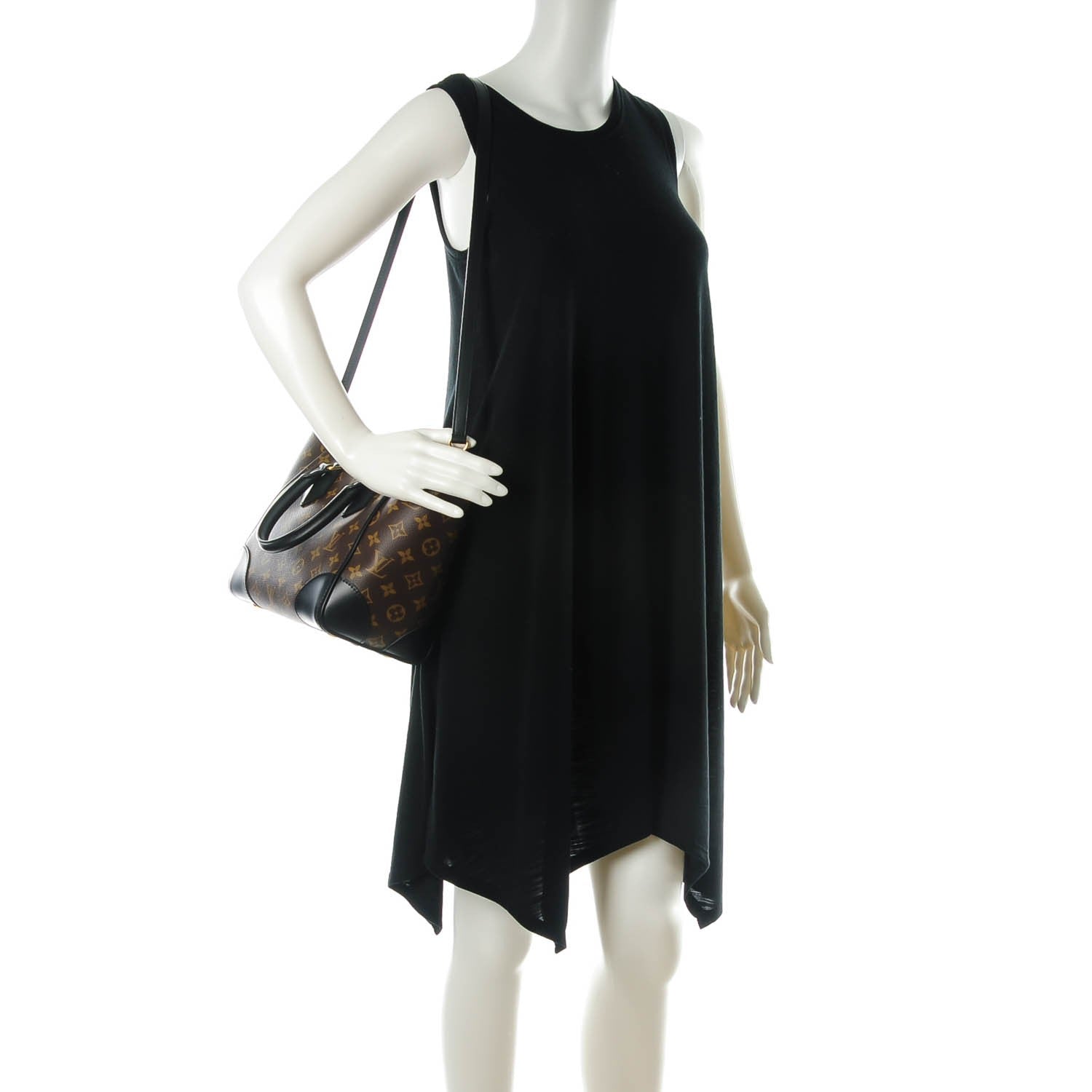 Louis Vuitton Monogram Phenix PM Black 2 of 7