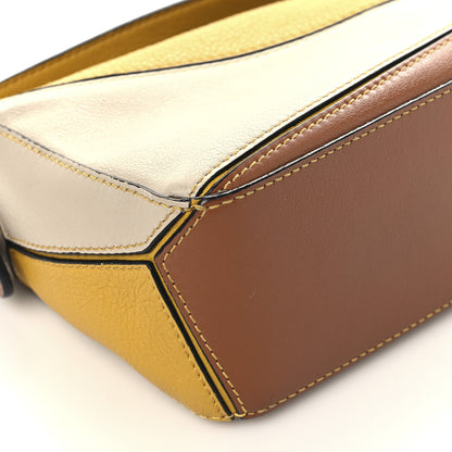 Loewe Calfskin Mini Puzzle Bag Mustard Tan 8 of 9