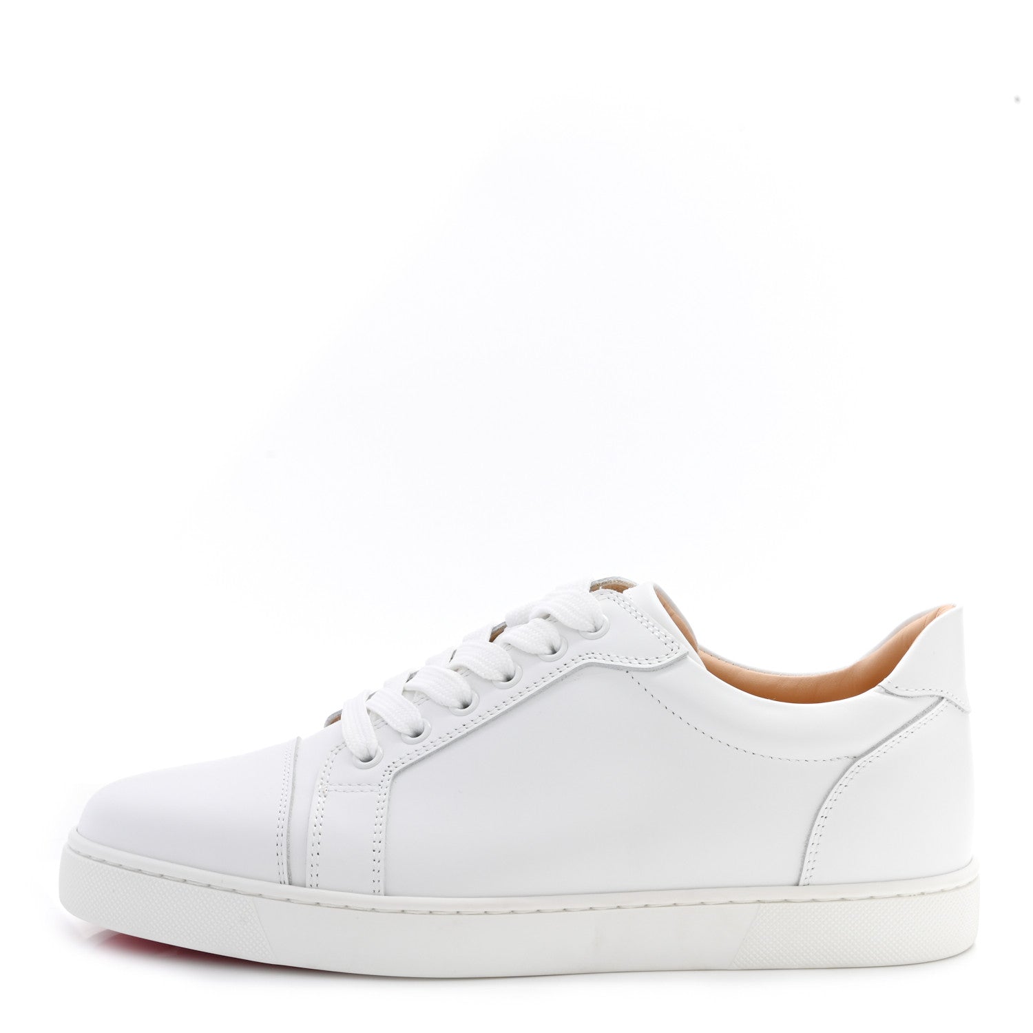 Christian Louboutin Calfskin Vieira Flat Sneakers 40 White 1 of 9