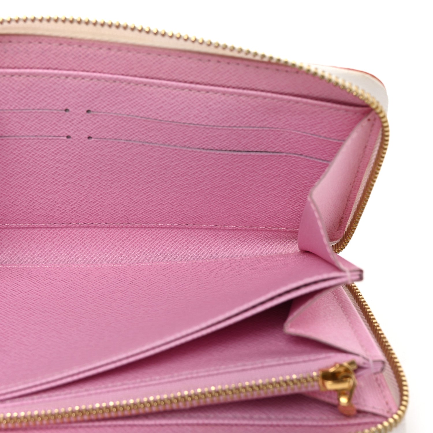Louis Vuitton Monogram Multicolor Zippy Wallet White Litchi 5 of 6