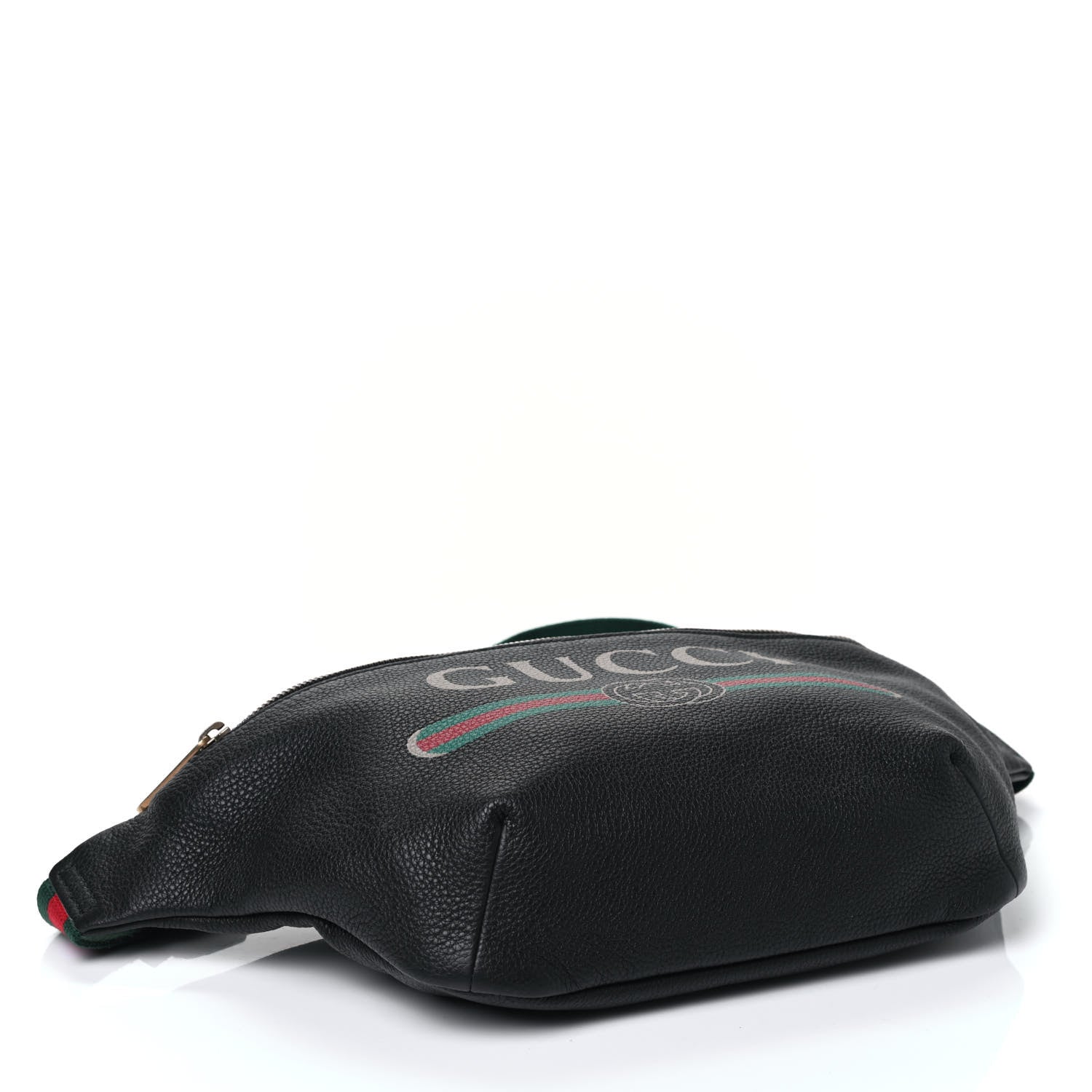 Gucci Grained Calfskin Logo Belt Bag Black 3 of 4