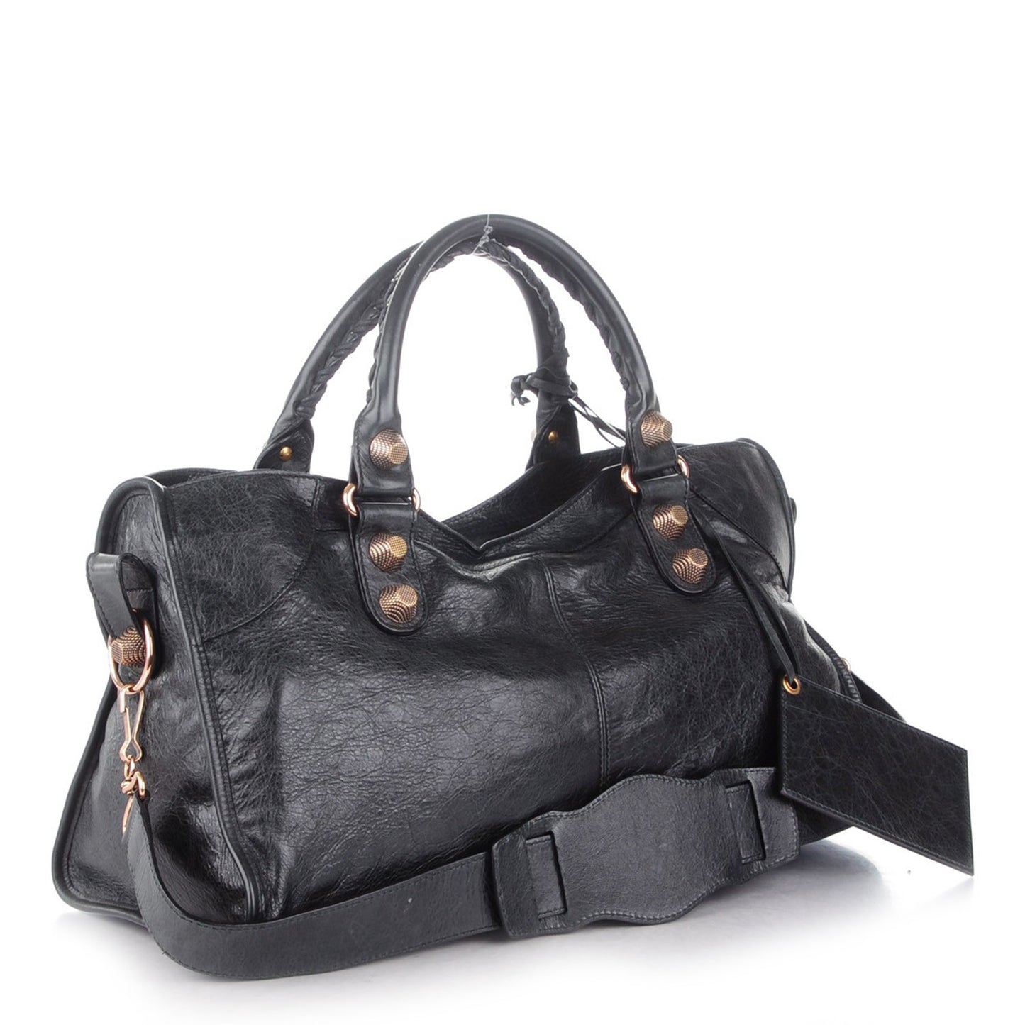 Agneau Giant 21 Rose Gold Hardware Part Time Black