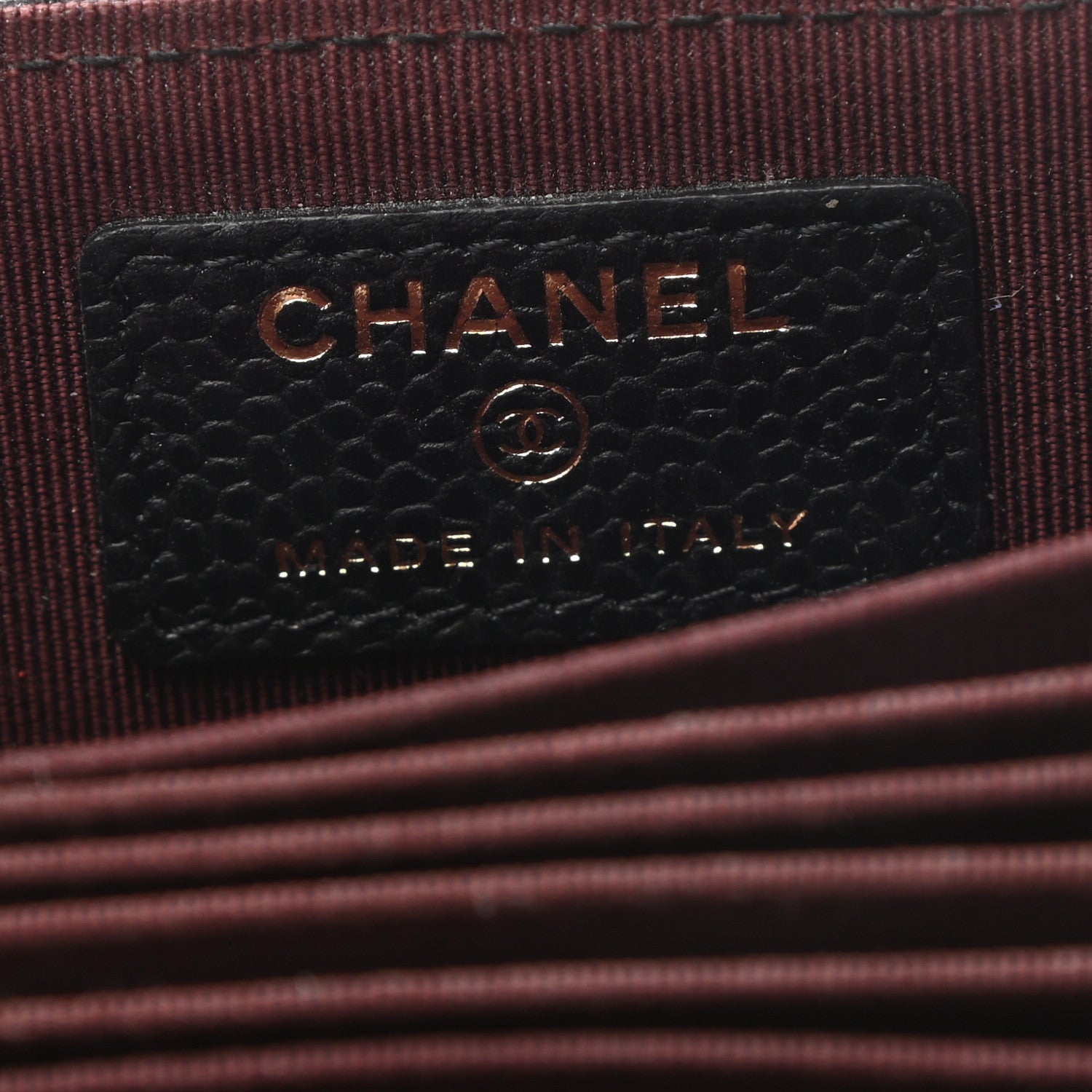 Chanel Caviar Quilted Gusseted Card Holder Black 6 of 7