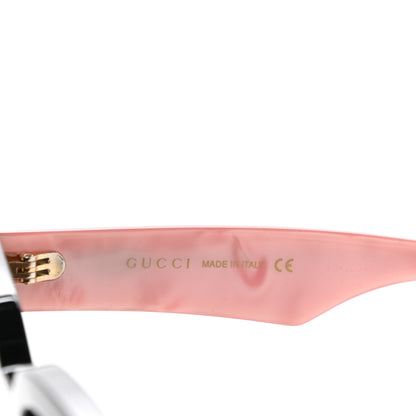 Gucci Rectangle 52mm Frame Sunglasses GG0998/S Black Pink 5 of 8